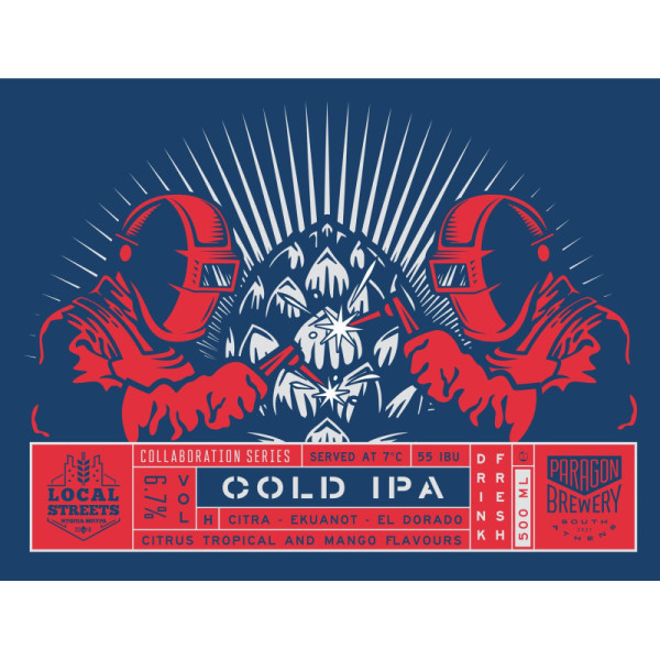 LOCAL STREETS/PARAGON COLD IPA 0.50lt