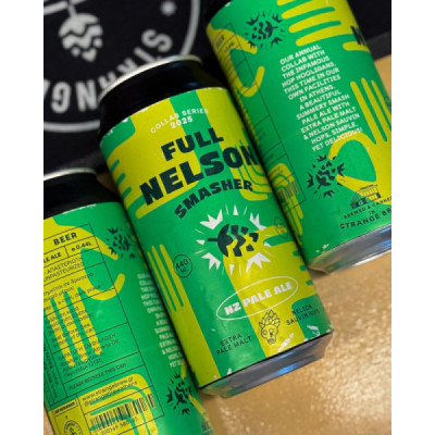 STRANGE BREW x HOP HOOLIGANS FULL NELSON SMASHER 0.44lt