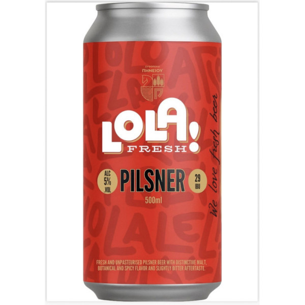ΠΗΝΕΙΟΥ LOLA PILS 0.50lt (KOYTI)