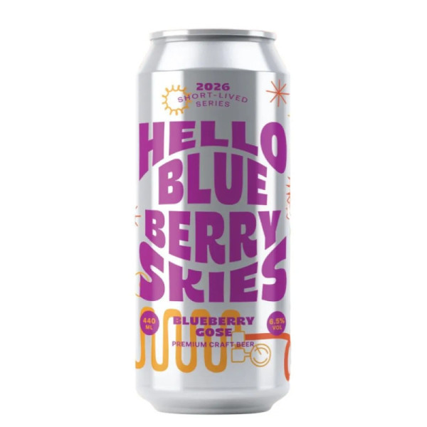 STRANGE BREW HELLO BLUE BERRY SKIES  0.44lt